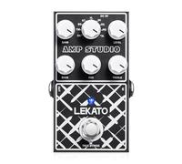 LEKATO Preamp Pedal Digital Guitar Effects Pedal 9 Preamp Models with 3 Band EQ for Electric Guitar