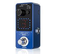 LEKATO Triple Guitar Looper Built-in Tuner Synchronous Recording Electric Auto Guitar Loop Effect Pedal Unlimited Overdub 18 Minutes Recording Time Looper Station for Guitars Bass Keyboard