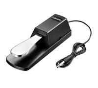 LEKATO Universal Sustain Pedal for Keyboard, Piano Foot Pedal with Polarity Switch for Electronic Keyboards, MIDI Keyboards, Digital Piano, 1/4" Input Plug, 1.5m Cable