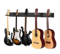 LEKATO Wall Mount Guitar Hanger for Multi Instruments - Metal Guitar, Bass, Banjo, Mandolin, Violin, Cello Holder with Adjustable Hanger,5 Pack