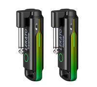 LEKATO WS-70 Wireless System with 70 Channels - 3ms Low Latency Digital Audio Cordless Guitar Cable Bass Lead (Green)