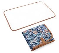 Lekebaby Foldable Baby Change Mat - Portable Travel Changing Mat with Flower Cartoon Design
