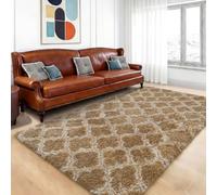lekeplus Khaki Lantern 60x180cm Rectangular High Pile Tie-Dye Area Rug for Living Room, Bedroom, Playroom, Nursery Room