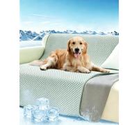 Lekereise Cooling Mat for Dogs Waterproof Pet Pad with 3D Chill Fiber, Non-Slip Soft Sofa Cover for Bed Couch Travel
