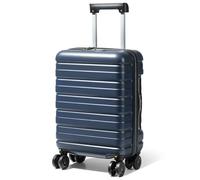Lekesky Cabin Suitcase for EasyJet Cabin Bag 56x45x25cm, TSA Lock Carry-On Luggage with Detachable Wheels, Lightweight ABS Hard Shell, Blue
