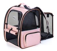 Lekesky Large Expandable Cat Carrier Backpack for Dogs & Cats Up to 25 Lbs