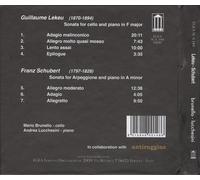 LEKEU: SONATA FOR CELLO & PIANO; SCHUBERT: SONATA FOR ARPEGGIONE & PIANO NEW CD