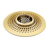 LEKEYE Shower Drain Hair Catcher/Bathtub Drain Strainer/Shower Stall Drain Protector (Bronze Stainless Steel)