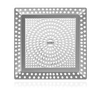 LEKEYE Shower Drain Hair Catcher | Drain Strainer | Stainless Steel and Silicone Drain Cover