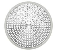 LEKEYE Shower Drain Hair Catcher | Strainer | Shower Stall Drain Cover | Bathroom Drain Protector Stainless Steel and Silicone(Light Gray)
