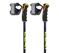 Leki - Wyldbird Vario TR - Ski poles size 110 - 140 cm, purple/yellow