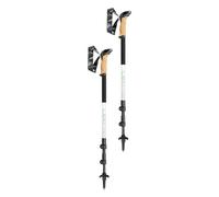 Leki | Cressida Cork Lite (Pair) | Short Trekking Poles | Black/White 90 - 125 cm