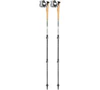Leki, Carbon Fiber Walking Stick, Cross Trail Lite, White-Envy-Black, 100-135 cm, 3-piece, Adjustable