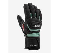 Leki Griffin 3D Ski Gloves Black Pastel Blue Kids - 8
