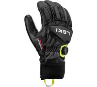 LEKI Griffing Tune 3D Boa glove black-ice lemon yellow 8