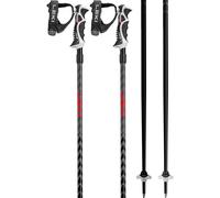 Leki Hot Shot S Slalom Grip Ski Poles, 115cm Eloxal Black/Anodized