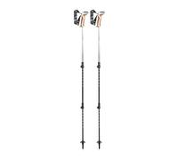 LEKI Jannu Aluminum Adjustable Lightweight Walking Poles for Trekking & Hiking - White-Green-Silver - 90-125 cm