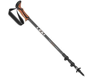 LEKI Khumbu AS Trekking Poles, Unisex, Adult, White/Orange, One Size