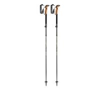 LEKI Khumbu FX TA Aluminum Collapsible Adjustable Lightweight Walking Poles for Trekking & Hiking - Light Anthracite-Envy Green-Black - 110-130 cm