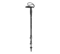 LEKI Legend Black Carbon Adjustable Lightweight Walking Pole (Single) for Trekking & Hiking - Black-Anthracite-Copper - 90-120 cm