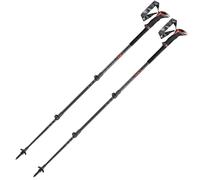 Leki Makalu Poles Black Dark Grey Red (Pair)