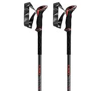 Leki | Makalu | Set of 2 | Hiking Poles | Bright Red/Black/Dark Anthracite 110 - 145 cm