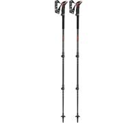 Leki | Makalu | Set of 2 | Hiking Poles | Bright Red/Black/Dark Anthracite 110 - 145 cm