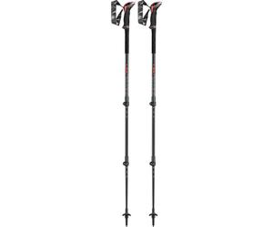 Leki | Makalu | Set of 2 | Hiking Poles | Bright Red/Black/Dark Anthracite 110 - 145 cm