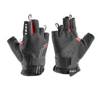 Leki Nordic Breeze Shark Short - Walking & Skating Gloves - Black/Red/White