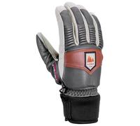 Leki - Ski gloves in PrimaLoft® - Patrol 3D Graphite in Silicone - Size 10 - Grey Grey 10