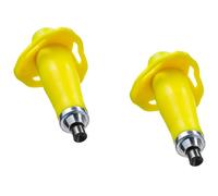 Leki Trail Running Xt Pole Walking Caps 2 Units Yellow