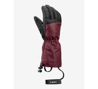 Leki Pow Swtch Zero Long Gloves Burgundy Black Kids - 4