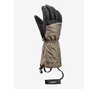Leki Pow Swtch Zero Long Gloves Greyish Brown Black Kids - 6