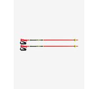 Leki Racing Poles Bright Red Black Neon Yellow Kids (Pair) - 90
