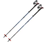 Leki Sherpa FX Carbon, Skistaver, Midnight Blue/Darkblue/Bright Red 110-130cm