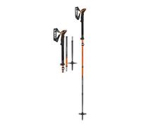 LEKI Sherpa FX Carbon Strong ski poles black-orange 120-140cm