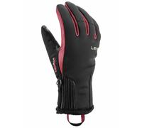 Leki - Ski gloves - Vallarta 3D Women for Women in Softshell - Size 7.5 - Black Black 7.5