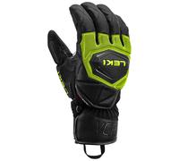 Leki - Ski gloves - Wcr Coach 3D Black-Ice Lemon - Size 10 Black 10