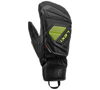 Leki - Ski mittens - Wcr C-Tech 3D Mitt Black-Ice Lemon in Silicone - Size 9 Black 9