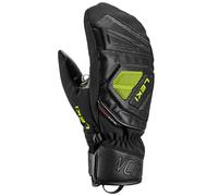 Leki - Ski mittens - Wcr C-Tech 3D Mitt Junior Black-Ice Lemon in Silicone - Kid Size 8 Black 8