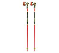 Leki - Ski poles - Wcr Sl 3D Bright Red-Black-Neonyellow - Size 130 cm Red 130 cm