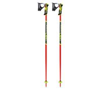 Leki - Ski poles - Worldcup Lite Sl 3D Bright Red-Black-Neonyellow in Aluminium - Size 105 cm Red 105 cm