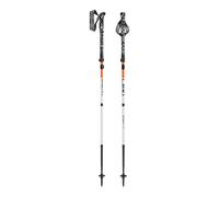 Leki Skysolo FX Carbon Trekking Poles (Pair) in Neon Orange/White/Black
