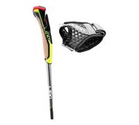 Leki Speed Pacer Lite, midnightblue dark metallic-light anthracite-neonyellow Trekking Poles 130 cm