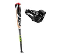Leki Spin Shark SL, silvergray-dark anthracite-lime, 100 - 130 cm Trekking Poles