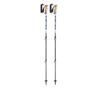 LEKI Spirit Lite Aluminum Adjustable Lightweight Walking Poles for Trekking & Hiking - Navyblue-Darkseagreen-Lightblue - 100-135 cm