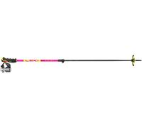 Leki Spitfire Vario 3D Freeride Ski Poles, 110-140cm Neon Magenta