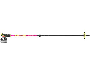 LEKI Spitfire Vario 3D Skistöcke magenta pink-neongelb 110-140cm