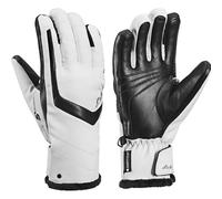 Leki Stella S Lady Glove: White/Black: 8.5 Size: 8.5, Colour: White/Bl