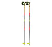 Leki - Touring ski poles - Mezza Race Bright Red-Black-Neonyellow - Size 130 cm Black 130 cm
